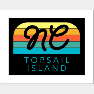 Topsail Island Sunrise Summer Vacation in NC Posters and Art